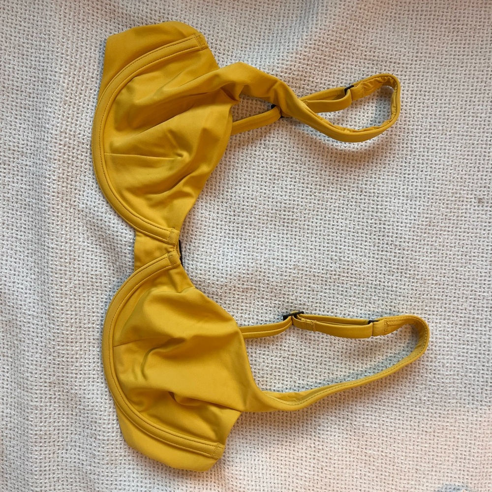 Yellow Bikini Top